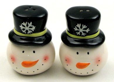 Snowman Salt and Pepper Set