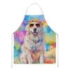 Great Pyrenees Hippie Dawg Apron Cooking Kitchen Server Baking Crafts Gardening for Adult Women Men, Unisex, Large, Multicolor