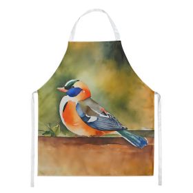 Mandarin Duck Apron Cooking Kitchen Server Baking Crafts Gardening for Adult Women Men, Unisex, Large, Multicolor