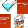 24 Pack Airtight Food Storage Containers with Lids or Kitchen Pantry Organization and storage, BPA Free, Plastic Canister Set