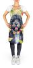 Portuguese Water Dog Luau Apron Cooking Kitchen Server Baking Crafts Gardening for Adult Women Men, Unisex, Large, Multicolor