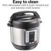 12-in-1 QuikCook Pressure Cooker with True Slow Cook Technology, Rice, Sauté, Egg and More, 8qt., Multifunctional Cookware