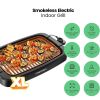 Smokeless Indoor Electric Grill, Copper, with Adjustable Temperature Control, Nonstick Dishwasher-Safe Parts, Tabletop Grill