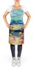 Yellowfin Tuna Apron Cooking Kitchen Server Baking Crafts Gardening for Adult Women Men, Unisex, Large, Multicolor