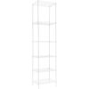 6 Wire Shelving Steel Storage Rack Adjustable Unit Shelves for Laundry Bathroom Kitchen Pantry Closet