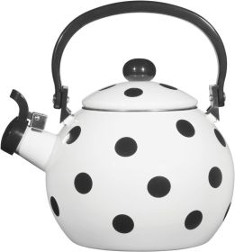 Whistling Tea Kettle,Strawberry Fruit Decor Teapot Water Kettle Cute Kitchen Accessories Teteras (2.3 Quart, Strawberry) (Color: 1.6 QuartPolka Dots)